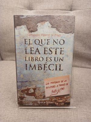 El que no lea este libro es un imbécil