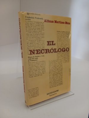 Portada de El necrólogo