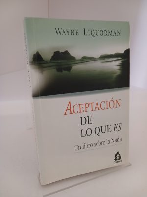 Portada de Aceptación de lo que es un libro sobre la nada