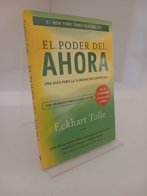 Portada de El poder del ahora una guía para la iluminación espiritual